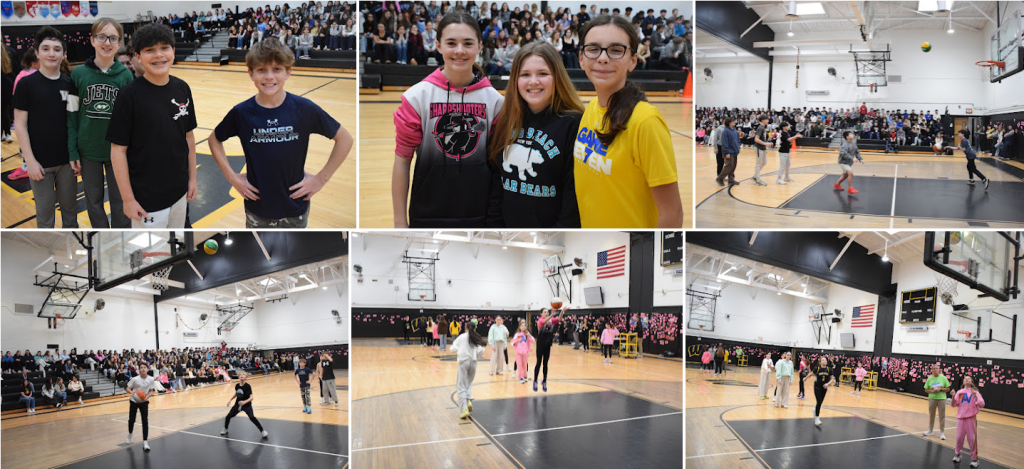 kids playing basketball
